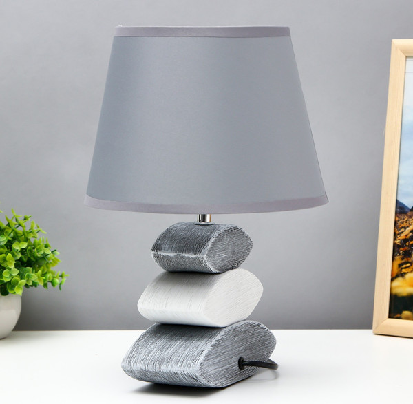 Прикроватная лампа Risalux Сад камней: серый асфальт 2800113