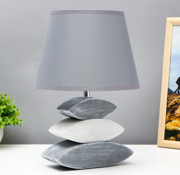 Прикроватная лампа Risalux Сад камней: серый асфальт 2800113