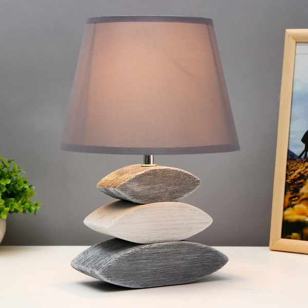 Прикроватная лампа Risalux Сад камней: серый асфальт 2800113