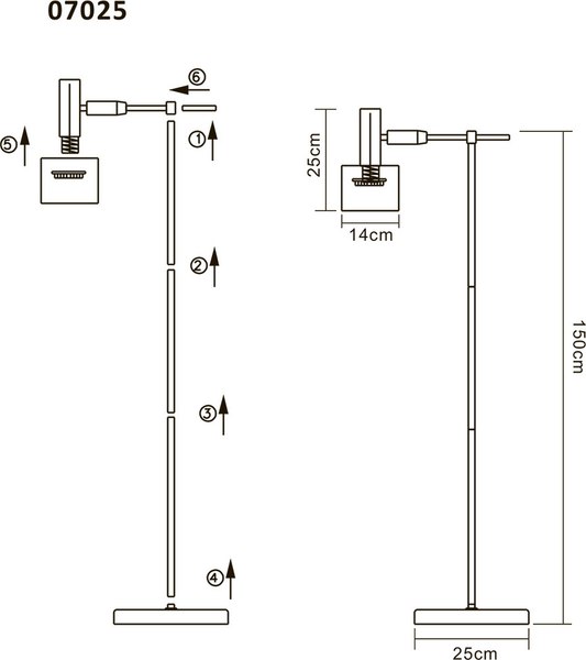 Торшер Kinklight Орфей 07025