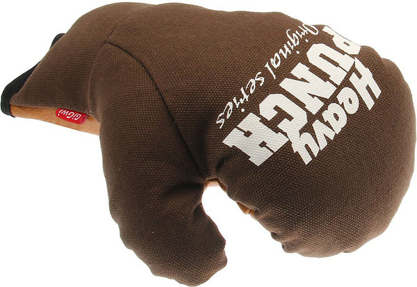 Игрушка для собак Gigwi Боксерская перчатка с пищалкой 75435 - фото