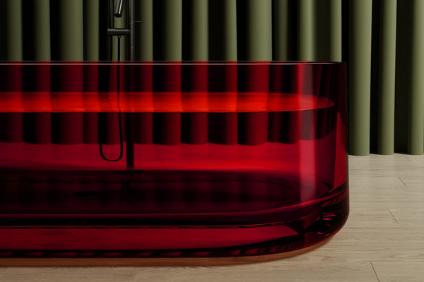 Ванна из полиэфирной смолы Abber Kristall AT9708 Rubin