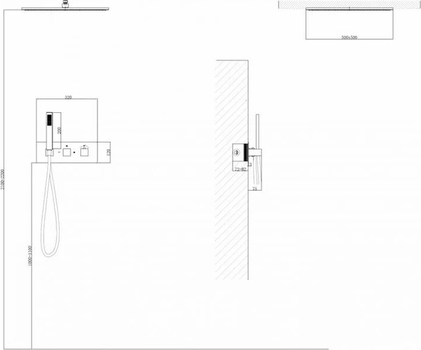 Душевая система со смесителем Abber Daheim AF8255NG