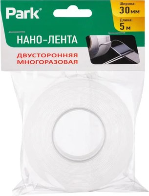 Лента монтажная Park Двусторонняя многоразовая 30мм / 108112