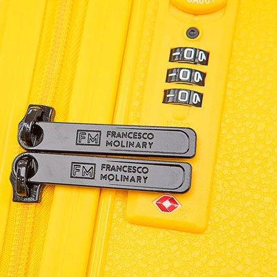 Чемодан на колесах Francesco Molinary 338-2701/3-20YLW