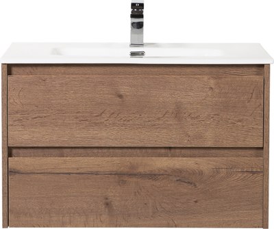 Тумба под умывальник BelBagno Kraft-800-2C-SO-RT + LOV-800-LVB - фото