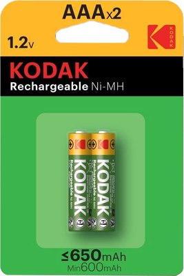 Комплект аккумуляторов Kodak AAAHC-2BP 650mAh  - фото