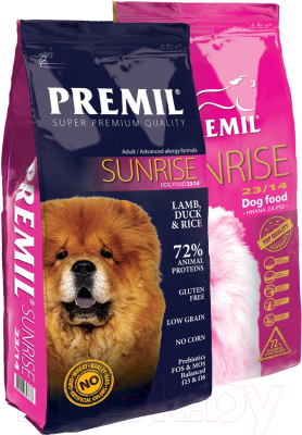 Сухой корм для собак Premil Sunrise