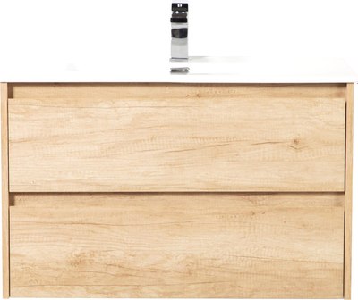 Тумба с умывальником BelBagno KRAFT-900-2C-SO-RNN + LOV-900-LVB - фото