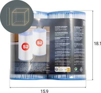 Набор фильтр-картриджей для бассейна-джакузи Intex 29012