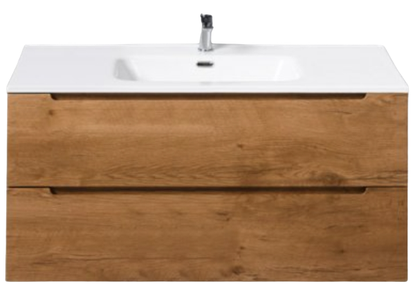 Тумба с умывальником BelBagno Etna-1000-2C-SO-RN-P + LOV-1000-LVB - фото