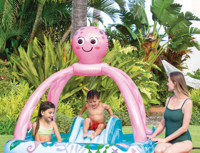 Водный игровой центр Intex Friendly Octopus / 56138 (234х183х150)