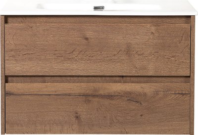 Тумба с умывальником BelBagno Kraft-1000-2C-SO-RT + LOV-1000-LVB - фото