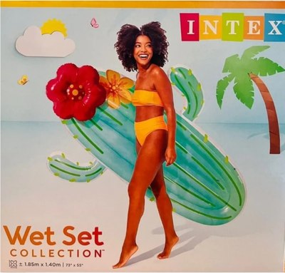 Надувной матрас для плавания Intex Cactus / 58793