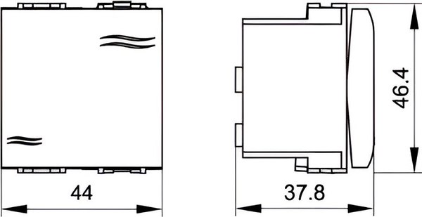 Выключатель DKC Brava / 76012B