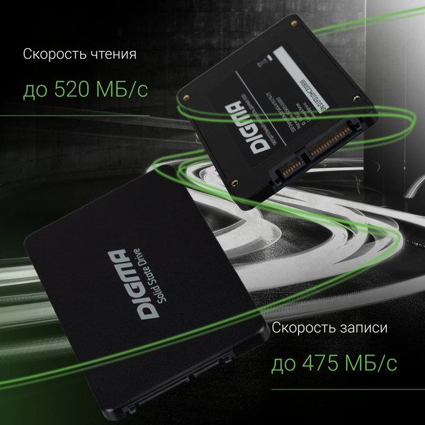 SSD диск Digma Run S9 512GB DGSR2512GS93T