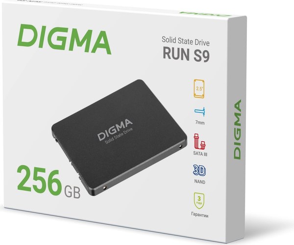 SSD диск Digma Run S9 256GB DGSR2256GS93T
