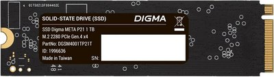 SSD диск Digma Meta P21 M.2 2280 1TB DGSM4001TP21T