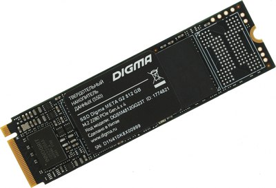 SSD диск Digma Meta G2 M.2 2280 512GB DGSM4512GG23T - фото