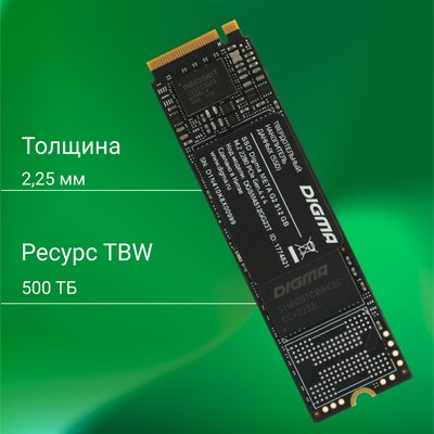 SSD диск Digma Meta G2 M.2 2280 512GB DGSM4512GG23T