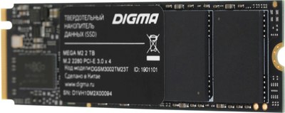 SSD диск Digma Mega M2 M.2 2280 2TB DGSM3002TM23T