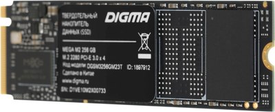 SSD диск Digma Mega M2 M.2 2280 256GB DGSM3256GM23T