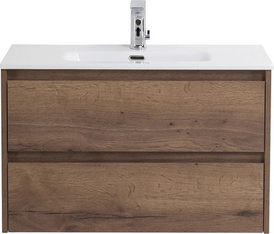 Тумба с умывальником BelBagno KRAFT39-800/390-2C-SO-RT + BB800/390ETL - фото