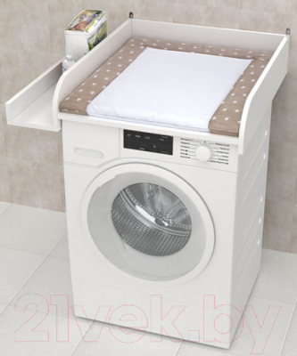 Рамка для пеленания Polini Kids Simple 610 с полкой / 0001847.9 (белый)