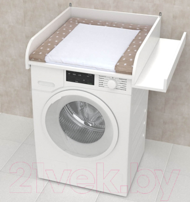 Рамка для пеленания Polini Kids Simple 610 с полкой / 0001847.9 (белый)