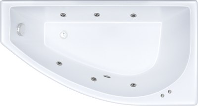 Ванна акриловая Triton Бэлла 140x77 L Экстра Базовая Flat - фото