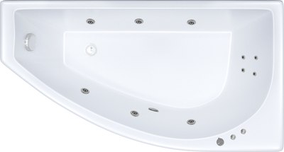 Ванна акриловая Triton Бэлла 140x77 L Экстра Стандарт Flat  - фото