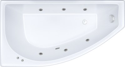 Ванна акриловая Triton Бэлла 140x77 Экстра Базовая Flat R - фото
