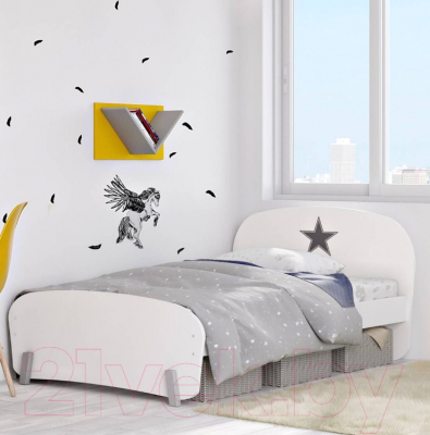 Односпальная кровать Polini Kids Mirum 1910