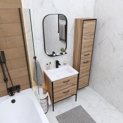 Зеркало Grossman Неро-50 см / 205003