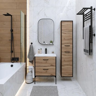 Зеркало Grossman Неро-50 см / 205003