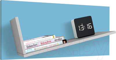 Полка Polini Kids Mirum 5Y 800 (серый/голубой) - фото