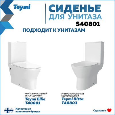 Сиденье для унитаза Teymi S40801