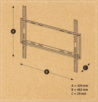 Кронштейн для телевизора Hama R1 118160