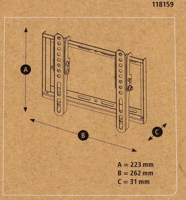 Кронштейн для телевизора Hama R1 118159