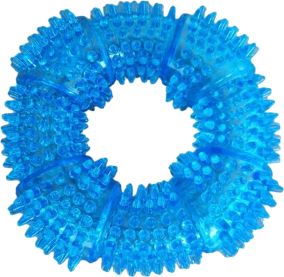 Игрушка для собак Homepet Кольцо с шипами с пищалкой / 78636 - фото