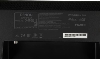 Звуковая панель (саундбар) Denon DHTS216BKE2