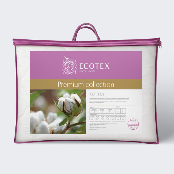 Наматрасник защитный ECOTEX Коттон 90x200 / НК09