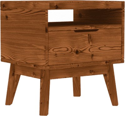 Прикроватная тумба ФанДОК Доната 3 Ф-137.3-01 - фото