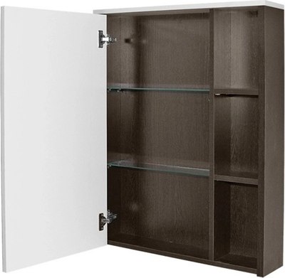 Шкаф с зеркалом для ванной Mixline Боско-55 / 554986