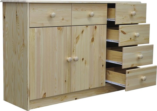 Тумба Dipriz Ром 2 дверки 6 ящиков Д.1348.2