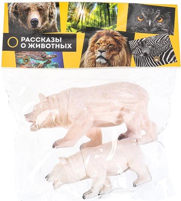 Набор фигурок игровых Играем вместе Белые медведи / 605A-2B