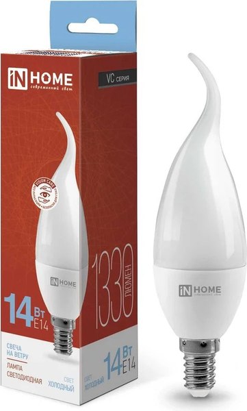 Лампа INhome LED-Свеча на ветру-VC / 4690612054384 