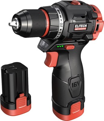 Аккумуляторная дрель-шуруповерт Elitech CD 16L2 (205715) - фото