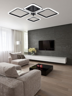 Потолочный светильник Mirastyle XL-52002/2+2+1 SBK ML