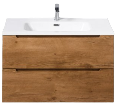 Тумба с умывальником BelBagno Etna-800-2C-SO-RN-P + BB800ETL - фото